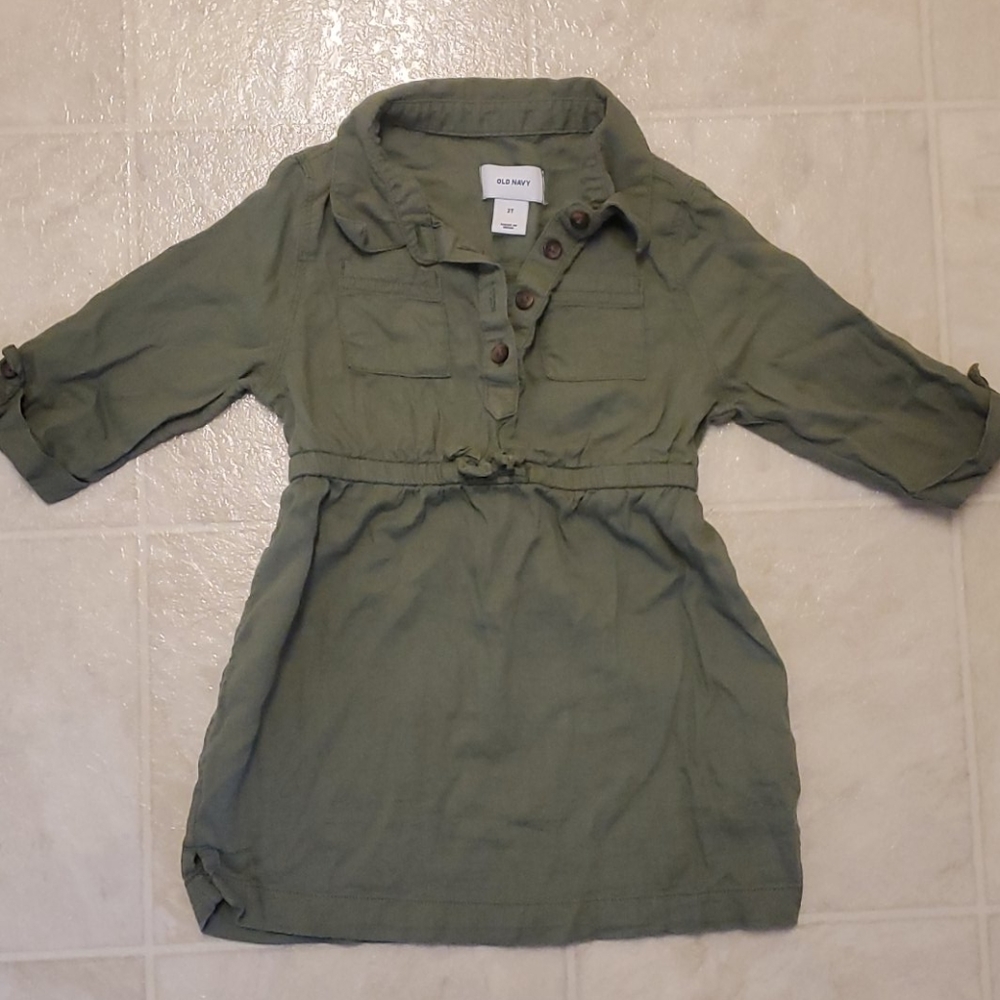 Toddler Girls 3/4 sleeve dress